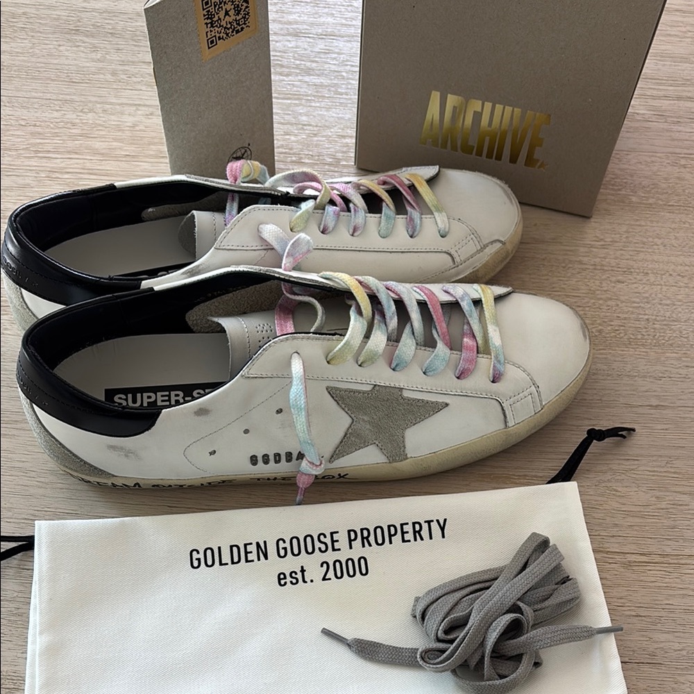 Golden Goose Men's Custom Super Star Sneakers BNIB